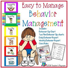 Behavior Clip Chart With Class Rules And Behavior Notes