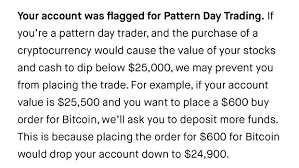 But in cryptocurrency, can you pattern day trade as much as you want with no marks/restrictions? Fyi For Robinhood Users Even Tho Crypto Has Nothing To Do With Pattern Day Trading Dogecoin