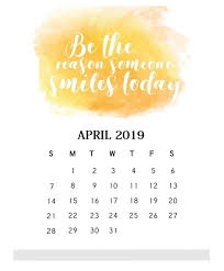 Motivational Quotes April 2019 Calendar Calendar Quotes April Quotes 2019 Calendar