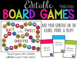 Maybe you would like to learn more about one of these? Create Your Own Game Board Editable Sweet Themed By Simply Creative Teaching