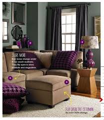 Love The Colors In This Room Purple Living Room Tan Living Room Living Room Color