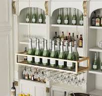 Amazon.com: SGeneE Wine Rack Shelf Champagne Glass Rack Wine ...