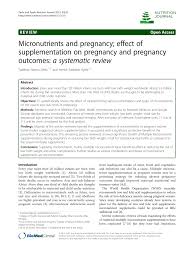 pdf micronutrients and pregnancy