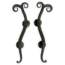 Live chat available · 1000's of products · a+ rated with bbb Swirl Wrought Iron Door Handle Entry Hardware Left And Right Pull 12 Inch Pair The Kings Bay