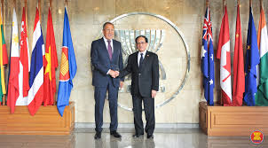 Сергей лавров/sergey lavrov, mozart group. Russian Fm Sergey Lavrov Visits Asean Secretariat Asean One Vision One Identity One Community