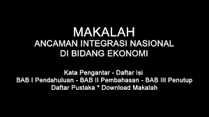 Check spelling or type a new query. Makalah Ancaman Di Bidang Ekonomi Doc Pdf Download Contoh Makalah Lengkap