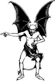 Demon drawing illustration costume design, angel with devil horns, png. 16764 Angel With Devil Horns Clip Art Public Domain Vectors