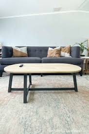 This table is ironically made with coffee rings and stains on the surface. Simple Asymmetrical Coffee Table Build Plans Houseful Of Handmade