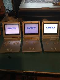 Ags 010 Ags 001 Ags 101 Gameboy Advance Sp Brightness Comparison Gameboy Game Boy Advance Sp Gameboy Advance