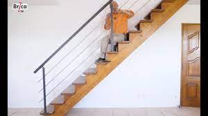 Maybe you would like to learn more about one of these? Poser Une Rampe Et Un Garde Corps Sur Un Escalier En Bois Tuto Brico Avec Robert Youtube