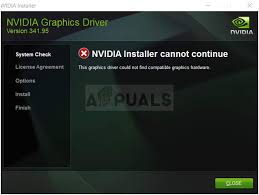 Softpedia > drivers > graphics board > nvidia > nvidia geforce gt 1030 graphics driver 24.21.13.9924 for windows 10 april 2018 update while installing the graphics driver allows the system to properly recognize the chipset and the card manufacturer, updating the video driver can. Fix The Graphics Driver Could Not Find Compatible Graphics Hardware Installer Appuals Com