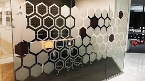 Window Frosting The Geometry Of Style Frosted Glass Design Door Glass Design Glass Sticker Design