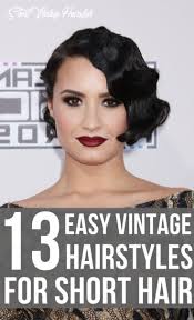Short page parted vintage hairstyle. 10 Short Vintage Hairstyle Undercut Hairstyle
