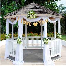 5 99us 3m I Love You Gold Letter Paper Garland Wedding Marriage Room Pull Flag Ornaments Window Valentine S Da Decoration Supplies Supplies Wedding Alie Gazebo Decorations Gazebo Wedding Decorations Gazebo Wedding