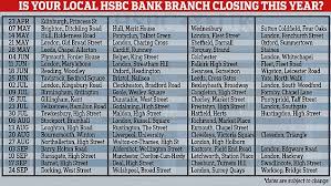 Welcome to hsbc uk banking products including current accounts, loans, mortgages, credit cards. Is Your Local Hsbc Branch Closing Soon Bank Exits More Locations This Is Money
