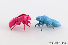 The cicadas (/sɪˈkɑːdə/ or /sɪˈkeɪdə/) are a superfamily, the cicadoidea, of insects in the order hemiptera (true bugs). Neon Cicada Shells The Craft Train