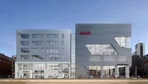 Vw Building 125m Flagship Dealer Complex On Manhattan S West Side Modern Architecture Building Building Showroom Design