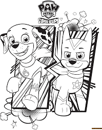 For boys and girls, kids and adults, teenagers and toddlers, preschoolers and older kids at school. Paw Patrol Super Pups Chase And Marshall Coloring Pages Cartoons Coloring Pages Coloring Pages For Kids And Adults