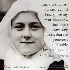 The thought of St. Therese of the Child Jesus