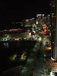 A sexy, fun and provocative experience inside…. Nighttime View Of Downtown Miami Downtown Miami Around The Worlds South Beach