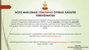 Bayaran daftar dan denda lewat adalah mengikut nilaian pasaran hartanah tersebut. Pejabat Daerah Tanah Klang Home Facebook
