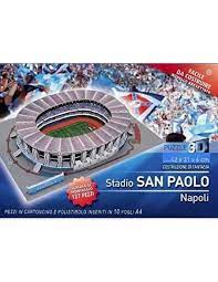 In der saison 1986/87 feierte der ssc neapel seine erste 5stadionplan des stadio san paolo. 3d Puzzle Neues Stadion San Paolo Neapel Giochi Preziosi Futurart