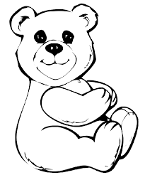Ayi Boyama Sayfasi Bear Coloring Page Colorear De Oso Stranica Okraski Medvedya Orsacchiotto Disegni Bomboniere