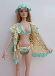 Alle jobs und stellenangebote in bamberg, bayreuth, coburg und der umgebung. Crochet Bikini Jacket Hat And Bag In No 10 Crochet Cotton Poupees Tricotees Vetement Poupee Tricot