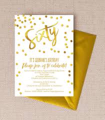 Maybe you would like to learn more about one of these? Gold Calligraphy Confetti 60th Birthday Party Invitation From 0 90 Each