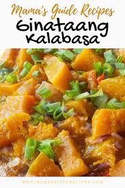 It commonly includes shrimp and yardlong beans and either bagoong (fermented fish or shrimp) or patis (fish sauce). Ginataang Kalabasa Mama S Guide Recipes