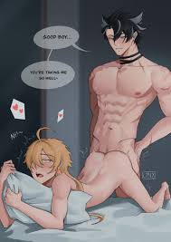 Rule 34 - Aether (genshin Impact) Black Hair Blonde Hair Femboy Gay Genshin  Impact Hoyoverse Long Hair Male Male Malemale Male Only Mihoyo Uke Aether  Wriothesley (genshin Impact) Yaoi | 8941333