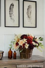 We a vast range of silk flowers including silk bouquets, silk peony, silk carnation and more. Make A Beautiful Silk Fall Flower Arrangement Town Country Living