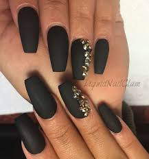 Acrylic Black Coffin Shaped Nails Black Matte Coffin Shaped Nails Liquidnailglam Coffin Shape Nails Black Nails Fall Acrylic Nails