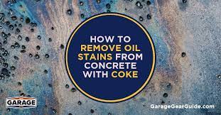 How To Remove Oil Stains From Concrete With Coke