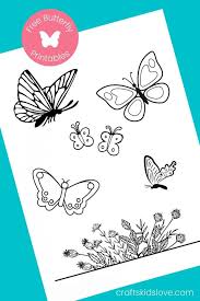 Butterfly coloring pages are a great entry point into science concepts for early learners. Free Printable Butterfly Coloring Pages Crafts Kids Love