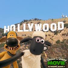 Bitzer Shaun The Sheep Movie They Can T Wait To See Their Name In Lights Shaun And Bitzer Are Coming To America On August 5th Shaunthesheep Shaun The Sheep Cartoon Tv Shows Shauns
