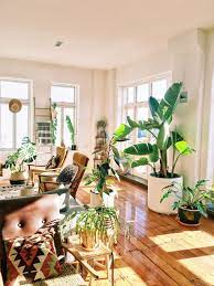 This New Zealand Home In A 1920s Converted Factory Is A Plant Lover S Dream Living Room Plants New Zealand Houses Bohemian Apartment