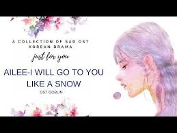 Ailee I Will Goto You Like The First Snow Lyrics Hangul Pin On Youtube