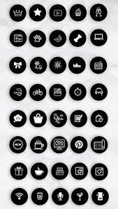30 White Themed Instagram Highlight Covers Instagram Icons Text Social Media Instagram Highlight Covers Drawing Illustration Art Collectibles Vadel Com
