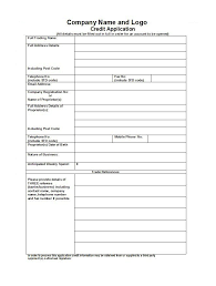 Credit Application Form 37 Application Form Application Templates