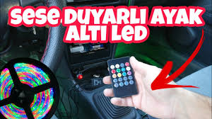 Arac Ici Ayak Alti Led Aydinlatma Rgb Detayli Montaj Youtube