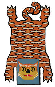 Walter Van Beirendonck Brings His Fantastical World To Ikea Walter Van Beirendonck Tiger Rug Ikea Rug
