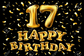 Una pista, fue en el año 2000. Vektor Herzlichen Gluckwunsch Zum Geburtstag 17 Jahre Jubilaum Freude Feier Siebzehn Glanzende Ballone Der Illustration 3d Goldu Freude Confetti Fur Ihre Einzigartige Grusskarte Fahne Geburtstagseinladung Feiern Lizenzfrei Nutzbare Vektorgrafiken