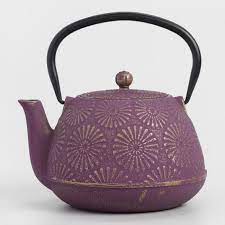 Free to download and print. Plum Flower Cast Iron Teapot World Market