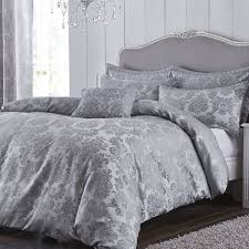 Black And Silver Damask Bedding Damask Jacquard Duvet Cover Set Duvet Cover Sets King Duvet Cover Sets Bedding Sets Uk