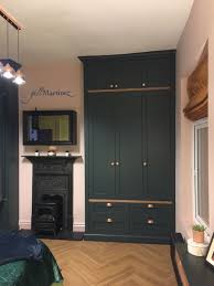 Bespoke Handmade Wardrobes By Cabinetmaker Gillmartinez Www Gillmartinez Com Painted In Farrowan Alcove Wardrobe Fitted Wardrobes Bedroom Fitted Furniture