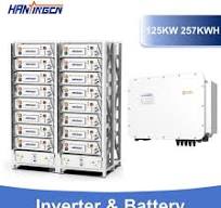 [Hot Item] Easy to Install 125kw 257kwh Solar Energy System Energy Storage Solar Lithium Battery Solution