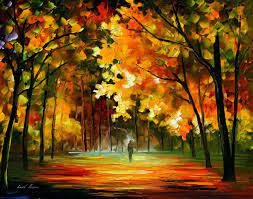 Maybe you would like to learn more about one of these? Feast Of Leafs Palette Knife Oil Landscape Painting On Canvas By Leonid Afremov Size 30 X24