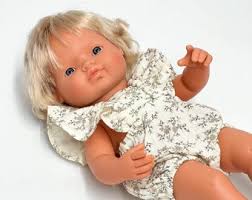 Miniland Doll Romper, Minikane Muslin Doll Romper, 34 Cm