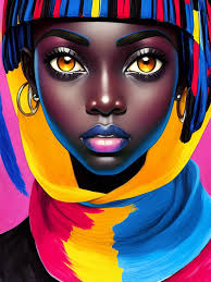 Eyes Of Senegal, Digitale Kunst door Shannon Dada